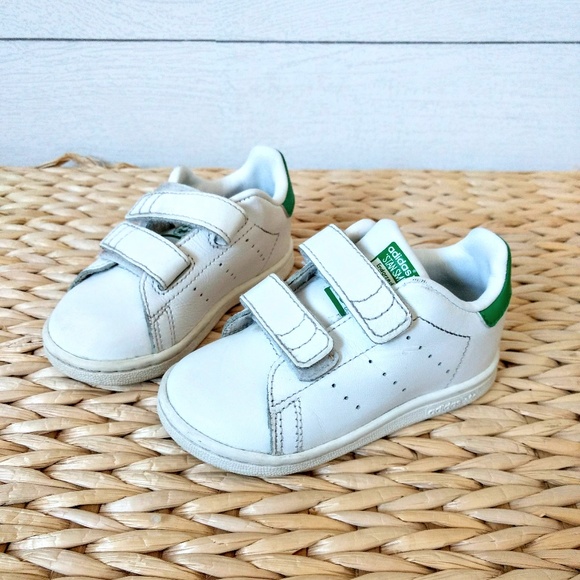 stan smith green velcro